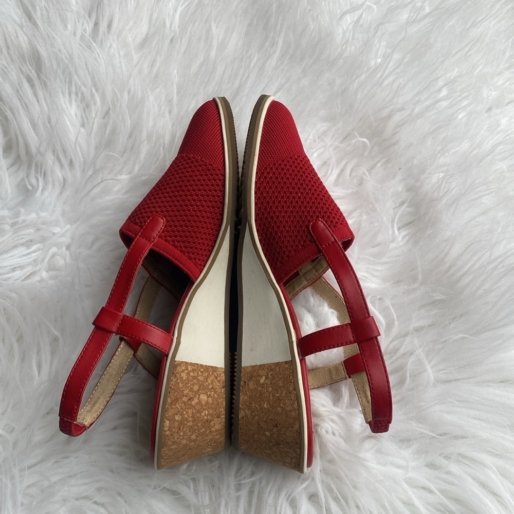 VANELi Womens Grace Round Toe Slip On Wedge Sandals Size 7M - Picture 7 of 11